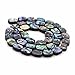 Natural 10mm Abalone Shell Flat Rectangle Beads Strand 16 Inch Jewelry Making Beads