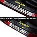 KPGDG 4 PCS Fit for All New Mazda CX-5 CX5 2017 2018 2019 Stainless Steel External Door Sill Scuff Plate Guard Sills Protector Trim - Black