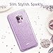 ESR Makeup Glitter Case Compatible for The Samsung Galaxy S9, Glitter Sparkle Bling Case Protective Cover [Three Layer][Supports Wireless Charging] for Galaxy S9 5.8 inch, Purple(Released in 2018)