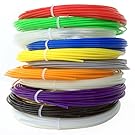 3D Pen Filament Refill ABS 1.75 mm 12 color (GLOW IN THE DARK ) 20 Feet Per Color with Individual vacuum sealed for 3D pen/printing refill / Filament 20 foot each color(240 Linear Feet)
