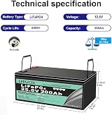 LiFePO4 Leisure Battery 24V 200Ah 5120Wh 29.2V Max 0~45C view 4