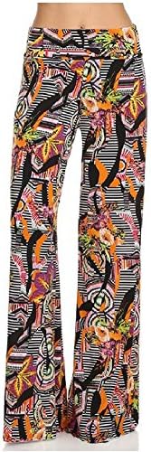 Summer Floral Abstract Palazzo Print