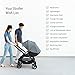 Ergobaby Stroller, Travel System Ready, 180 Reversible with One-Hand Fold, Graphite