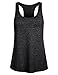 Miusey Womens Sleeveless Loose Fit Workout Yoga Racerback Tank Top