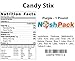 Nosh Pack Wonka Pixy Stix Candy Powder Straws - Purple: 1 LB Bag