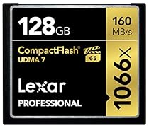 Lexar Professional 1066x 128GB VPG-65 CompactFlash card (Up to 160MB/s Read) w/Free Image Rescue 5 Software LCF128CRBNA1066