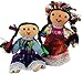 Mexican Maria Rag Doll 2 Pack Small Toys Handcraft Traditional Costume 7'' Assorted Colors & Models Bundle