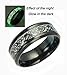 Tanyoyo Luminou Black Celtic Dragon Rings For Men Women stainless steel Luminou Glow Wedding Band Jewelry