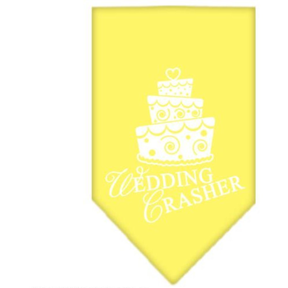 Mirage Wedding Crasher Screen Print Bandana, Large, Yellow