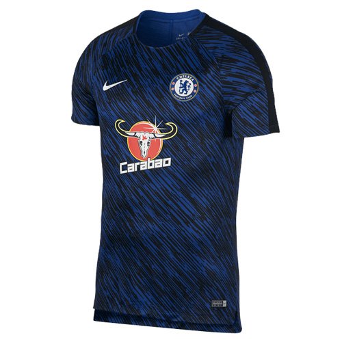 2017-2018 Chelsea Nike Pre-Match Training Shirt (Blue)