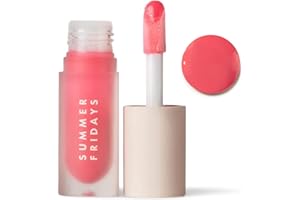 Summer Fridays Dream Lip Oil - Tinted Lip Oil with Moisturizing Sheer Coverage, High-Shine and Deep Hydration - Non-Sticky Formula for Long-Lasting Softness - Pink Cloud (0.15 Oz)