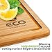 Extra Large Single Piece Surface Bamboo Wood Cutting and Chopping Board 18x13