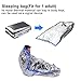 EMDMAK Emergency Mylar Thermal Survival Tent,Sleeping Bag Survival Shelter, Blanket 3 in 1 Emergency Survival Kit Heat Reflective Waterproof for Outdoor Camping Hiking or Adventures