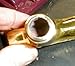 JWL (1) Cane Walking Stick Handle Fritz Style Cast Brass with Outside Connector