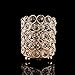 Feyarl Crystal Makeup Brush Holder Beads Candle Holder Votive Cylinder Candle Lantern Wedding Home Deco