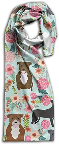 Pitbull Terriers Cute Dogs Scarf Scarfs Scarves Double Sided Printing