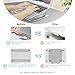 Laptop Stand, Boyata Adjustable Laptop Riser with Antiskid Silicone and Protective Hooks, Aluminum Notebook Stand for Laptop up to 17.3 Inches, Laptop Holder Compatible for MacBook, Surface Laptopthumb 3