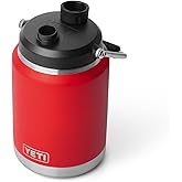 YETI Rambler Half Gallon Jug 2.0, Vacuum Insulated, Leakproof, Stainless Steel with MagCap, Rescue Red