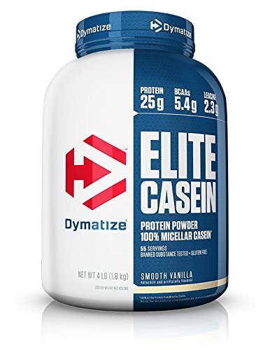 Dymatize Nutrition Elite Casein, Smooth Vanilla, 4 Pounds Dymatize Nutrition Elite Casein, Smooth Vanilla, 4 Pounds