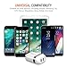Trianium 24W USB Wall Charger Compatible with iPhone XR XS Max / 8/7 / 6s, Travel Charger with 2 USB Smart Port [Batman Style] Foldable Plug for Galaxy S20 S10 Plus, S10e, LG,HTC,Wireless Speaker