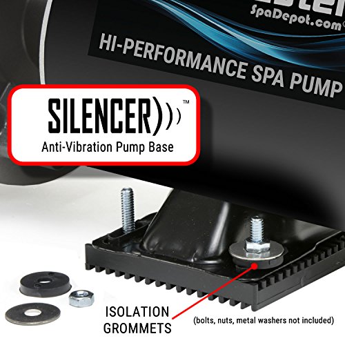 Silencer Anti Vibration Pump Motor Mount Base Pad For Quiet Hot Tub Spa 95 Noise Reduction