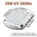 Hontiey High Power LED Chip 50W UV Purple Light 395-400Nm Bulbs 50 Watt Beads DIY Spotlights Floodlight COB Integration Lamp SMD Stage Lights