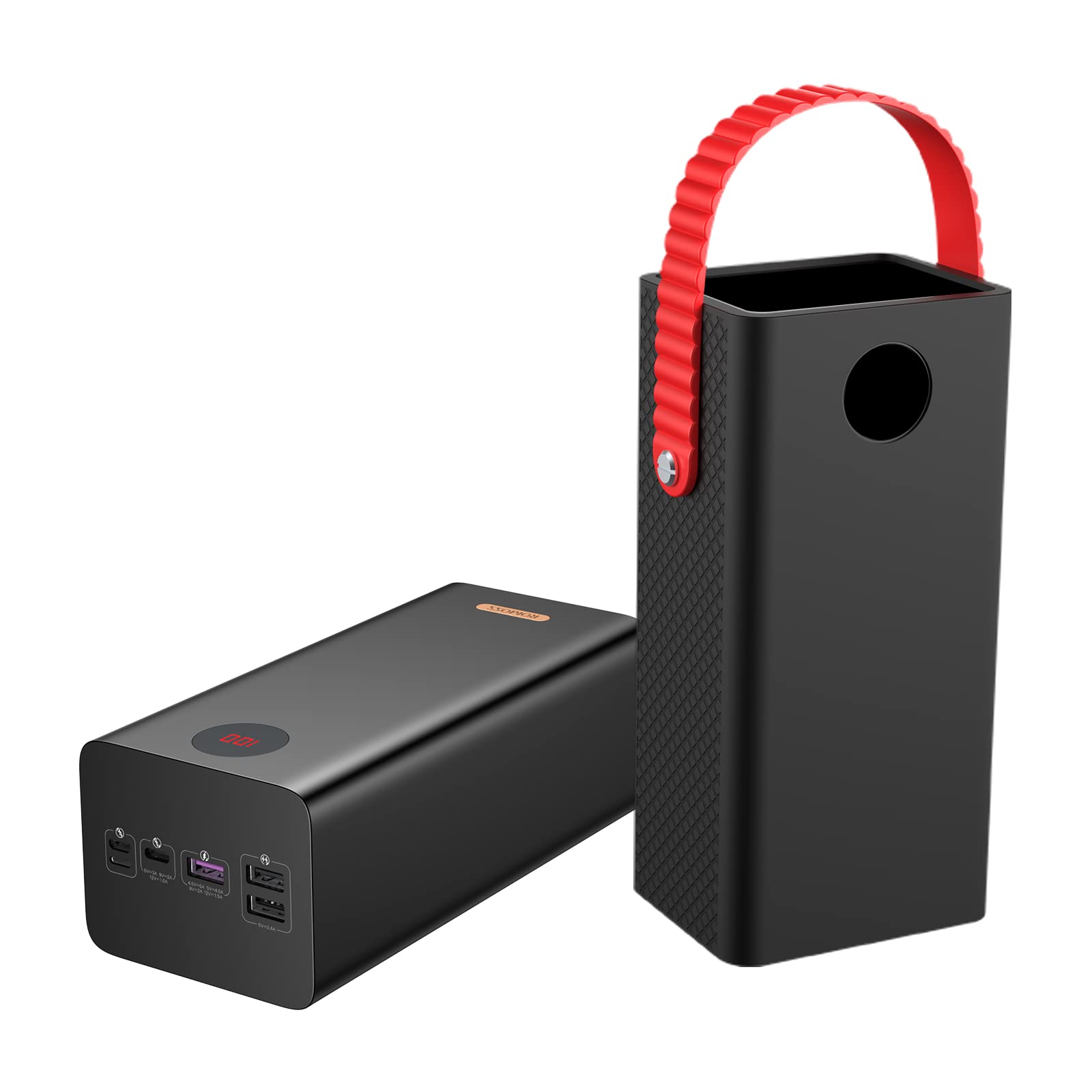 The Silicone Case for ROMOSS 60,000mAh Power Bank - Black