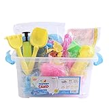 Sensory Sand Kit 4.4lbs (2kg) - ECO friendly, Blue Color