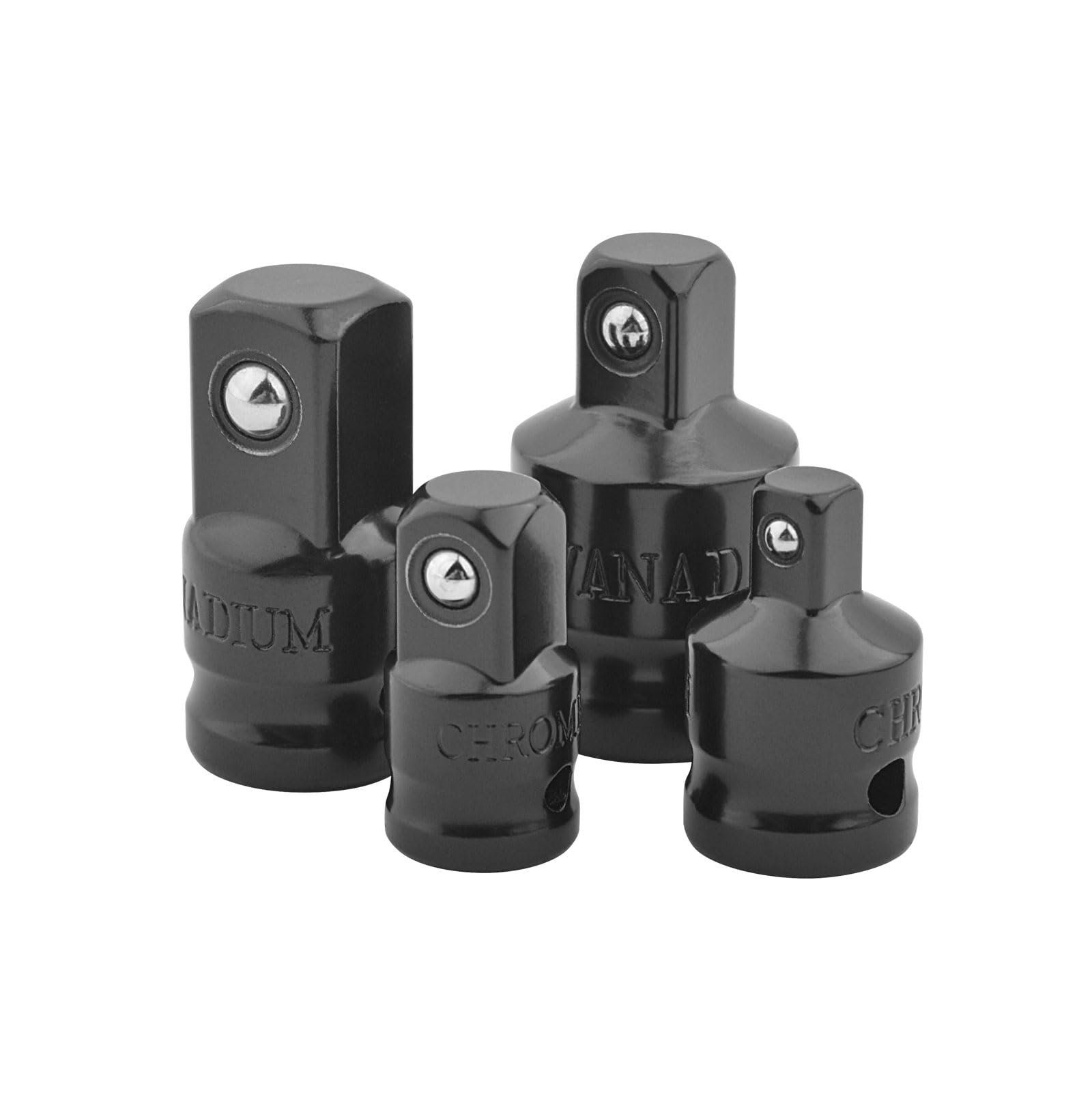 Gunpla 4 Pieces Impact Adapter and Reducer Set Socket Converter Adaptor Ratchet, Reducing Wrenches and Drills in Auto and Construction Work Cr-V