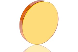 CNCOLETECH 20mm CO2 Laser Lens, 50.8mm Focal Length, PVD ZnSe Material, 30W-100W Compatible, For CO2 Laser Engraving & Cutting