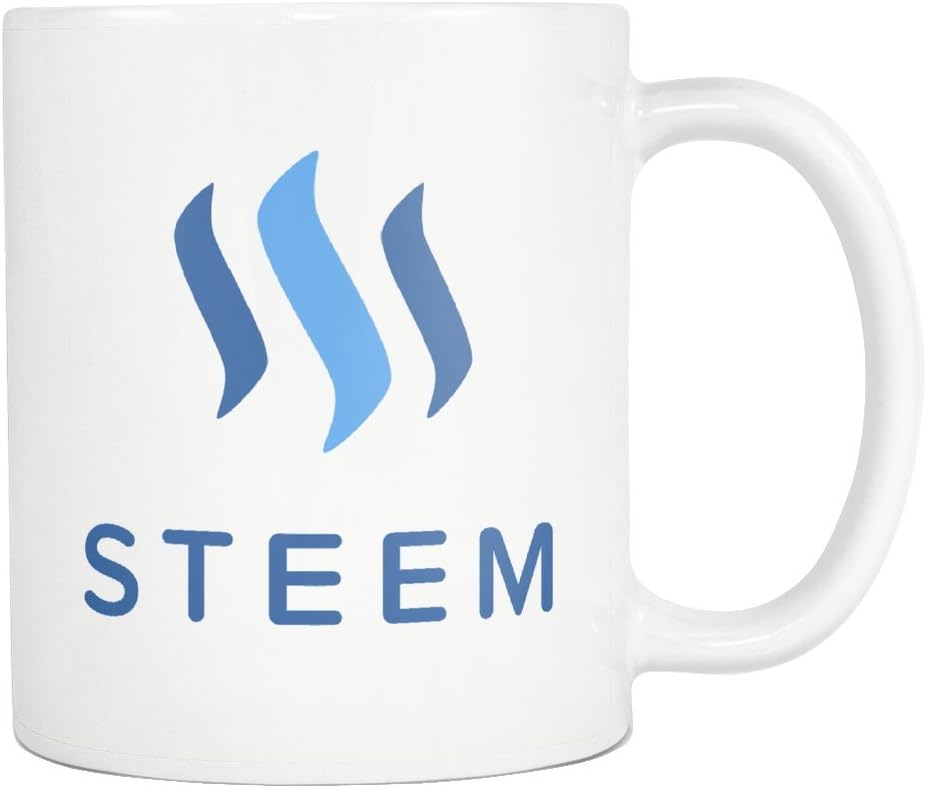 Steem Cryptocurrency Coffee Mug (White)