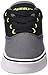 Heelys Launch Canvas Sneaker , Charcoal/Black/Lime, 5 M US Big Kid