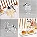 Powstro Honey Dispenser, No-Mess Honey Syrup Dispenser Bee Drip Bottle, Acrylic 200ml