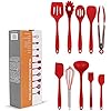 Newox-Silicone-Utensil-Set-10-Piece-Kitchen-Gadgets-Cooking-Cookware-BBQ-Tools-Red Newox Silicone Utensil Set 10 Piece Kitchen Gadgets Cooking Cookware BBQ Tools (Red)