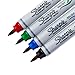 SHARPIE 1810701 Brush Tip Permanent Marker, Assorted Colors, 4-Pack