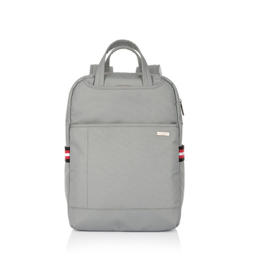 Laptop Backpack,Nylon Computer Bag,Travel Shoulder Bag,Carry Bag,Fits Under 15.6-Inch Laptop Notebook(Grey)