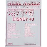 Disney #3 songsheet packet for the Music Maker