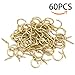 60 PCS Mug Cup Hooks 1-1/4