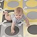 Skip Hop Interlocking Foam Floor Tiles Playspot, Gold/Grey