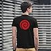 TheShirtDudes Uzumaki Clan Naruto - Adult T-Shirt for Anime Cosplay Black