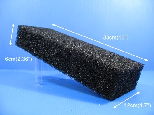 Filter Bio-Sponge 11.8"x4.7"x2.36" Media Block Foam pads Biochemical Sponge bio