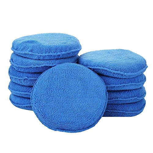 ZEROYOYO Car Polishing Foam Waxing Pads Vehicle Polish Detailing Sponge Microfibre Applicator Cleaner