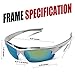 Duduma Polarized Designer Fashion Sports Sunglasses for Baseball Cycling Fishing Golf Tr62 Superlight Frame (Silver/Yellow)