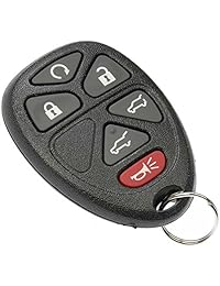 APDTY (OE GM #: 15913427 20869057 22756462), llavero de cierre centralizado sin llave 24825 (ver modelos en la tabla) para Chevy Tahoe 2007-2010, GMC Yukon, Cadillac Escalade, Chevy Suburban, de 6 botones, con apertura de maletero, levanta vidrios y encen