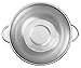 Stainless Steel Micro-Perforated Colander Kitchen Strainer Sieve with Handle - Large 5 Quart Bowl - Pasta, Rice, Fruit, & Vegetable Drainer