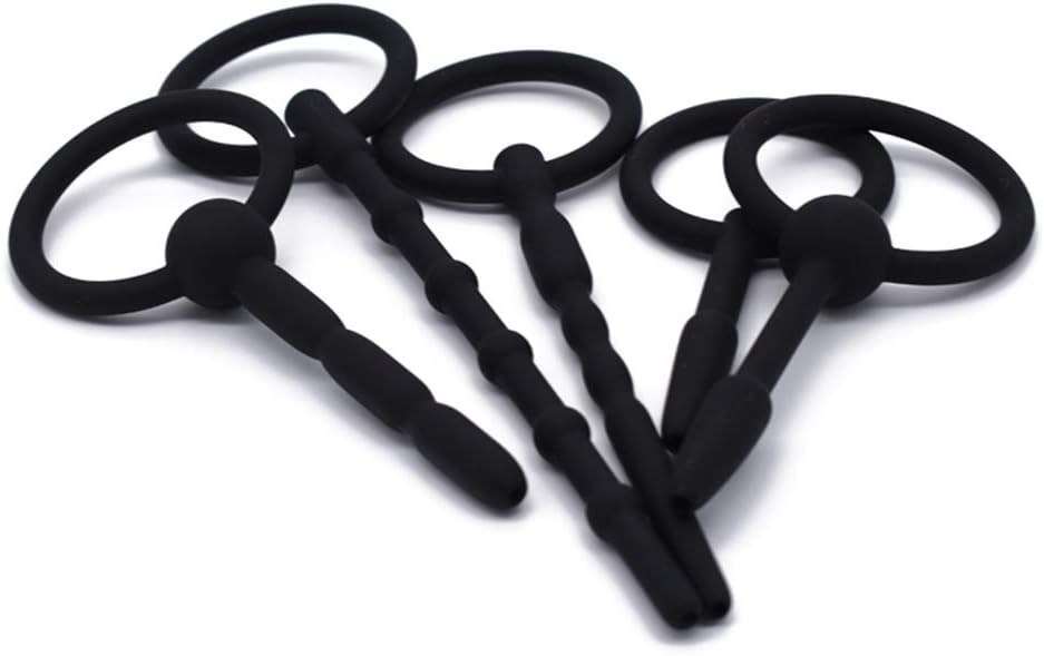 zhiounny 5 Pcs Set Silicone Plug Beads Massage Tools