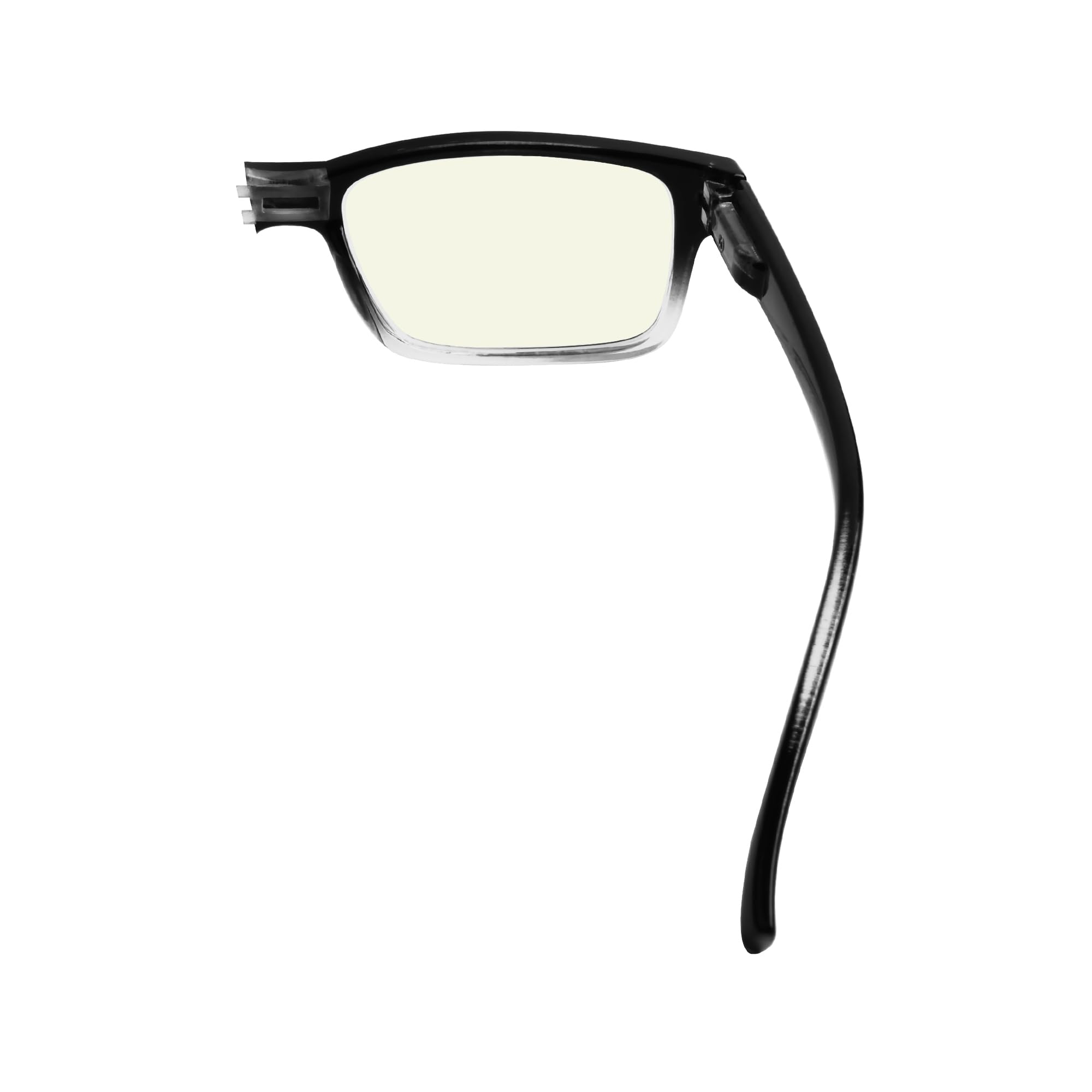 Eyekepper (Must Buy Both Eye) Black Clear-Right Eye +1.50 Computer Blue Light Blocking Reading Glasses with Different Strength for Each Eye