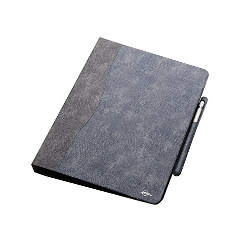 iPad Portfolio with Apple Pencil Holder, 3-Ring Binder Padfolio with iPad Holder for 10.5-inch iPad Pro