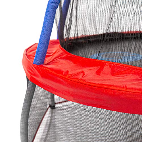 Skywalker Trampolines Mini Trampoline with Enclosure Net, 48 Inch, Red Pricepulse