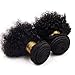 Veravicky Unprocessed Virgin Afro Kinky Curly Hair Extensions for Black Women Natural Color (10